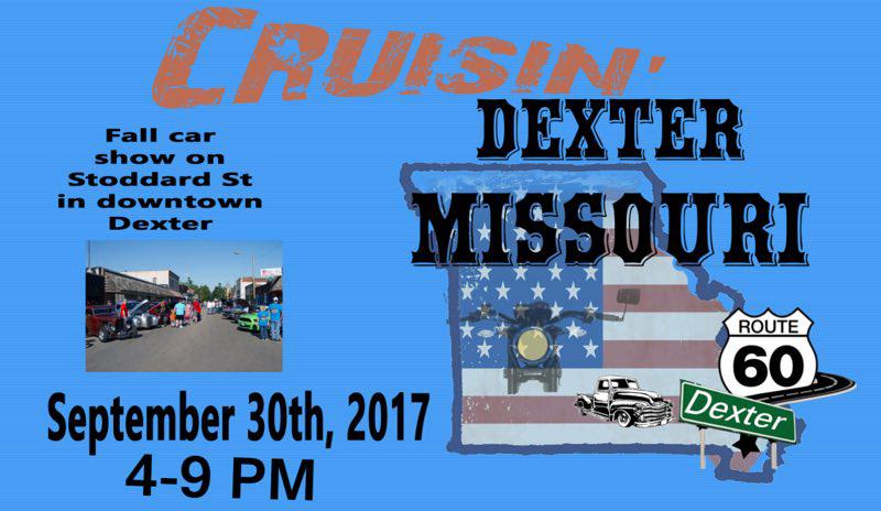 Cruise into Downtown Dexter on Saturday, September 30th