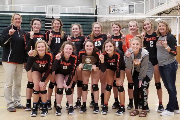 Advance Lady Hornets Win Perryville Volleyball Tournament