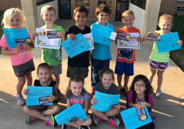 Kindergarten Students Earn Awards at Southwest Elementary