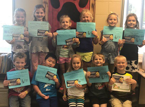 Southwest Elementary Students Earn POR and Bus Referrals