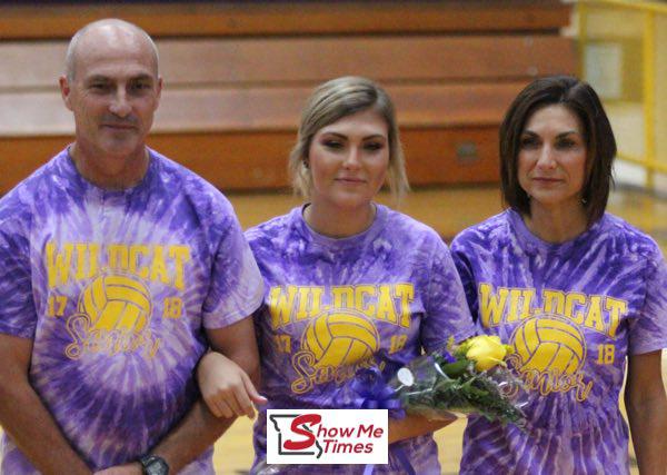 2017 Bloomfield Senior Volleyball Night - Grace Shipman