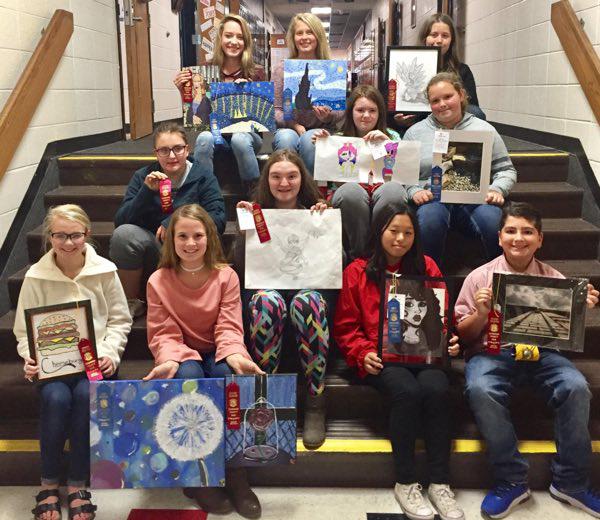 Middle School Art Students Earn Awards