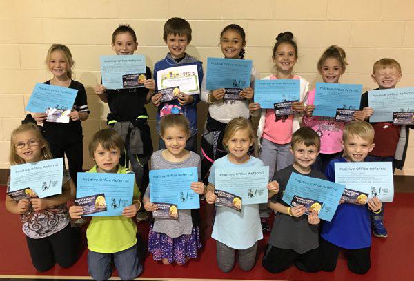 S.W. Elementary Students Earn Positive Office Referrals