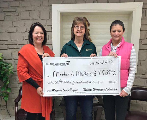 MWA Donate to Mother-to-Mother Program