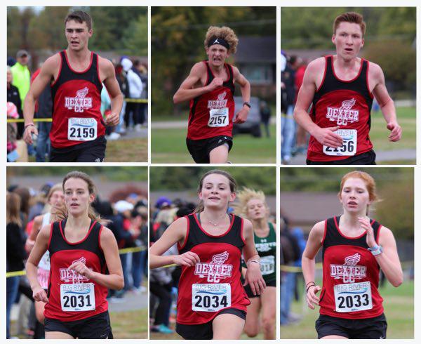 Dexter Cross Country Team Finishes Ninth at District Meet