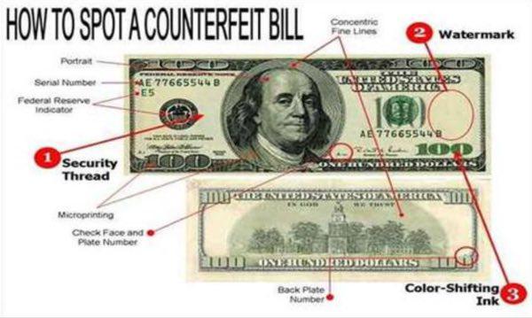 Local Businesses Be On the LOOKOUT for Counterfeit Money