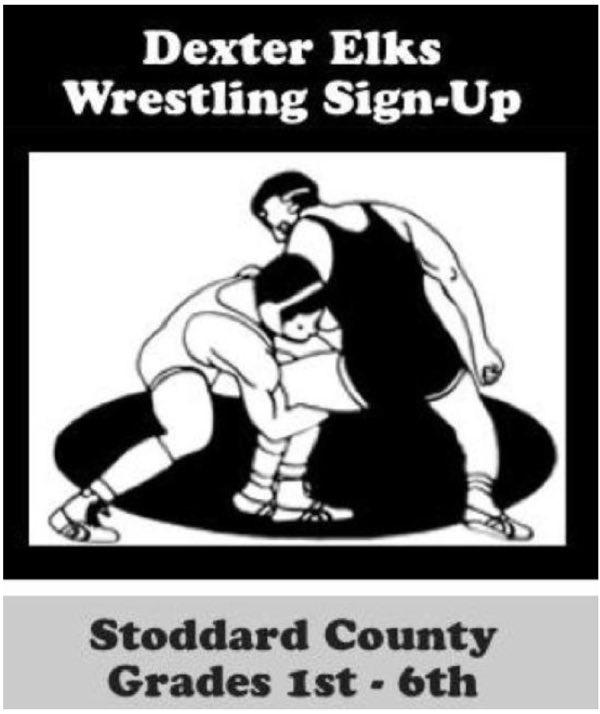 Registration Begins Soon for Dexter Elks Wrestling