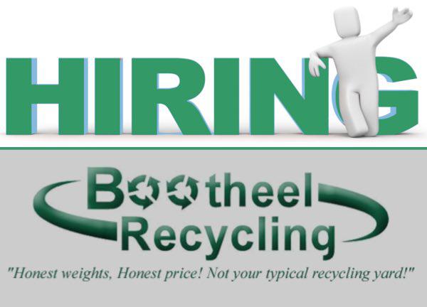 Bootheel Recycling Now Hiring!