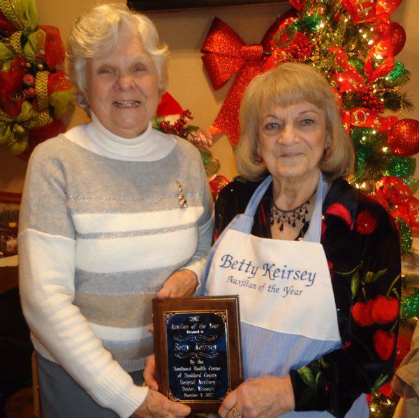 Betty Keirsey Named Auxilian of the Year