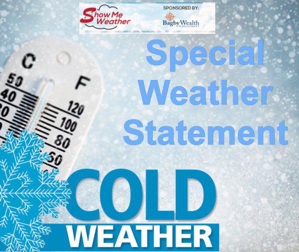 Special Weather Statement - Temps to Drop into Single Digits Tonight