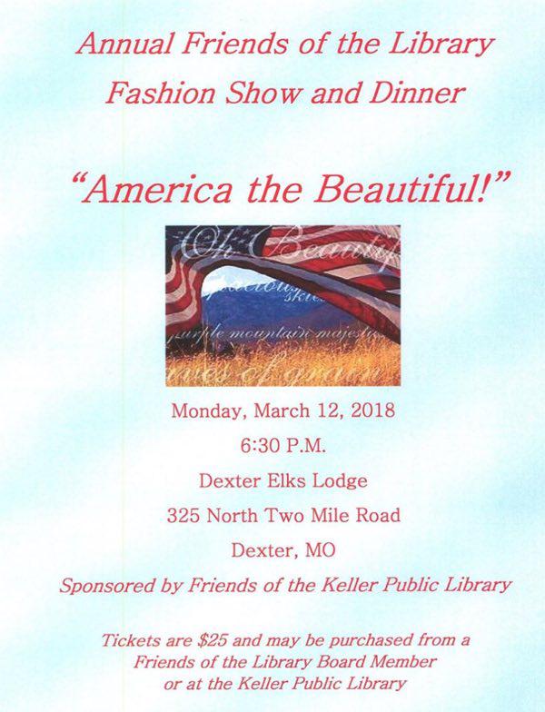 Annual Library Fashion Show Planned