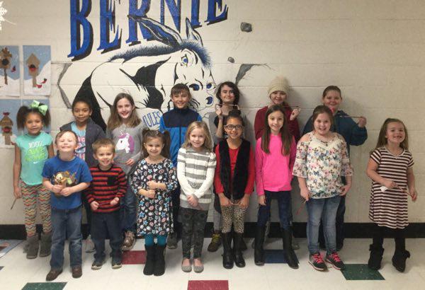 December Character Awards at Bernie Elementary