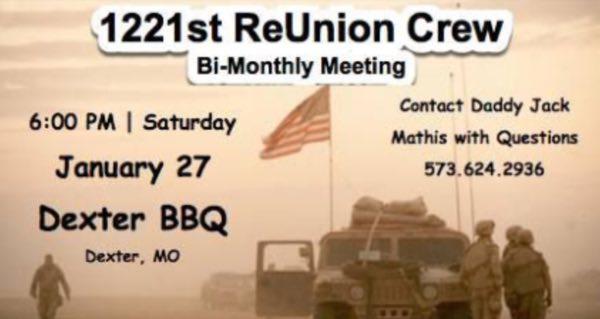 MO Army National Guard 1221st Meeting on Saturday