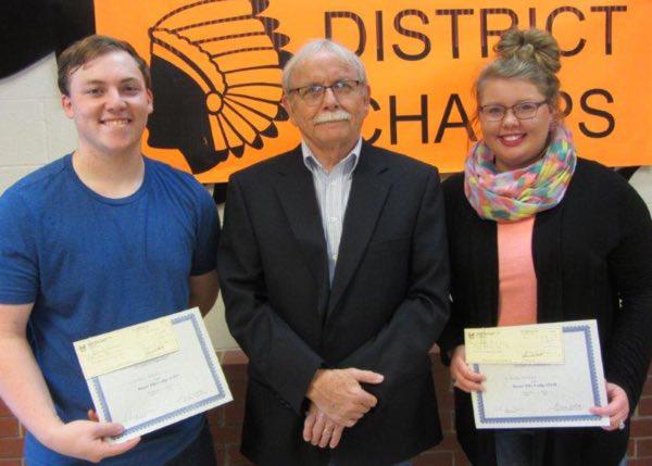 Dexter Elks Lodge February 2018 Students of the Month