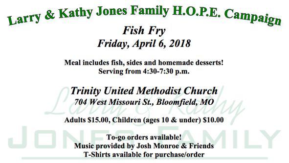 7th Annual Larry & Kathy Jones Family H.O.P.E. Campaign Fundraiser