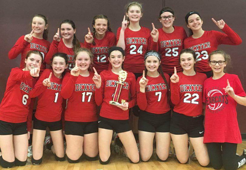 Dexter Middle School Lady Cats Finish First