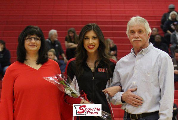 DHS Winter Sports Senior Night Featuring Amber Scott