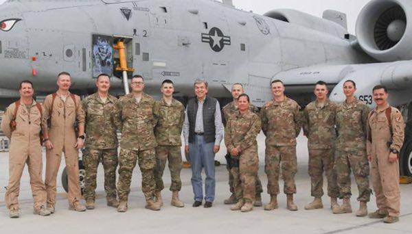 Blunt Celebrates Easter in Afghanistan with  Airmen from Whiteman Air Force Base