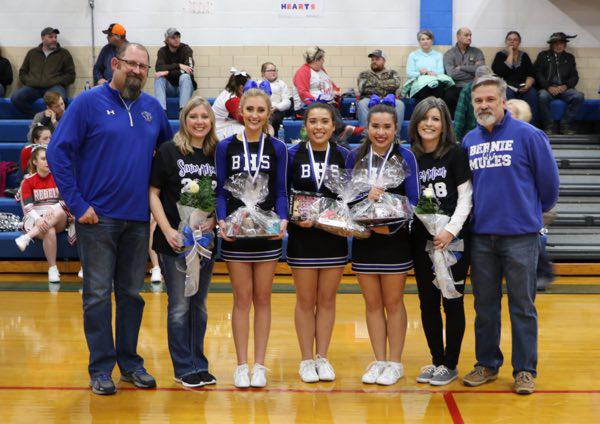 Bernie Cheerleader Seniors Celebrate