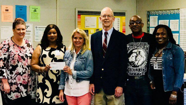 Charleston Middle School Receives Sy Williams Award