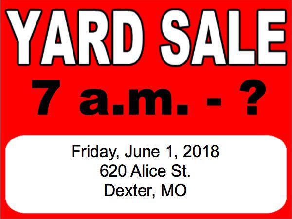 Six Family Yard Sale in Dexter