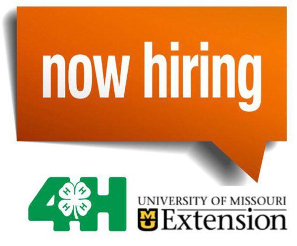 NOW HIRING! Position for 4-H Youth Development Program Associate