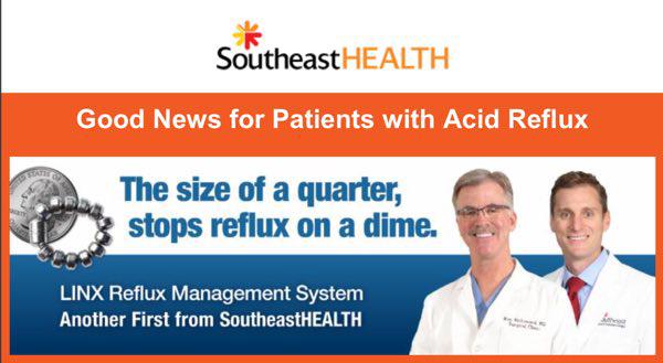 New LINX Procedure at SoutheastHEALTH for Patients with Acid Reflux