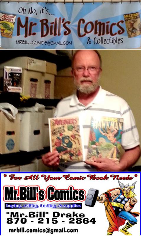 Mr. Bill Loves His Comics and Collectables