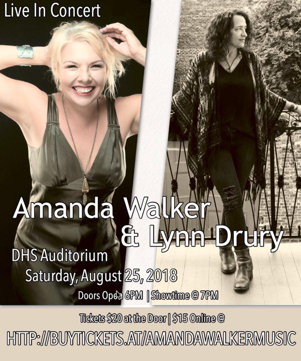 Amanda Walker and Lynn Drury to Perform in Dexter