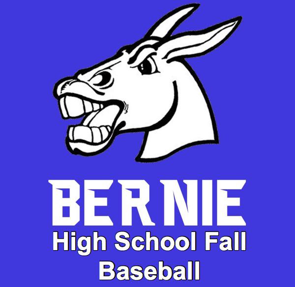 2018 Bernie Fall Baseball Schedule Announced