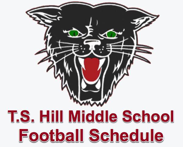 2018 T.S. Hill Middle School Football Schedule