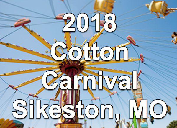 Cotton Carnival Kick-Off Tuesday, September 25, 2018 in Sikeston