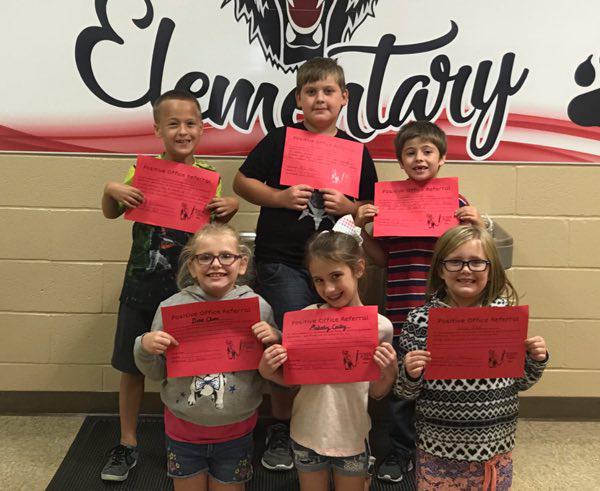 2nd Grade Students Earn Positive Office Referral Awards