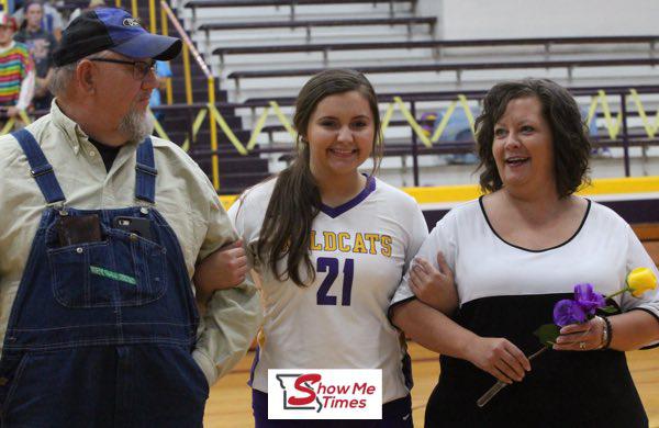 Bloomfield Volleyball Senior Night Featuring Creylee Huddleston