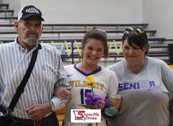 Bloomfield Volleyball Senior Night Featuring Michaela Tidwell