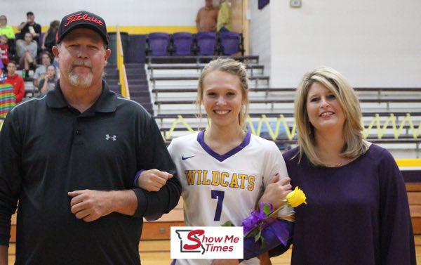 Bloomfield Volleyball Senior Night Featuring Lilly Warrick