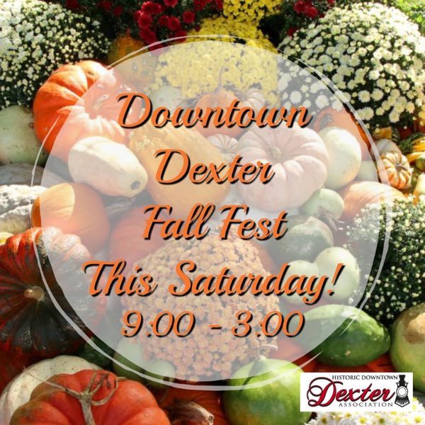 Dexter Fall Festival Set for Saturday, October 13th