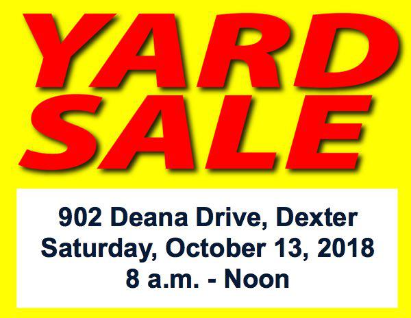 Large 3-Family Yard Sale on Saturday Only