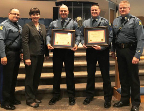 Troop E Corporals Honored as October Employees of the Month