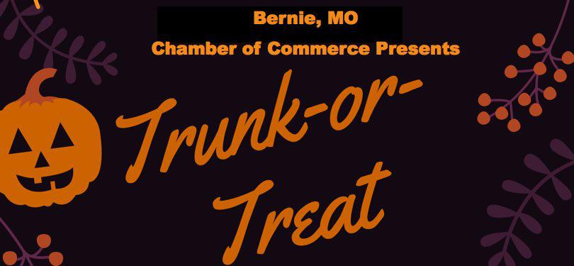 Join the Bernie Chamber of Commerce Annual Downtown Trunk-or-Treat, Parade, and Costume Contest