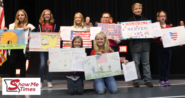 Winners of the 5th Grade Veterans Day Poster Contest