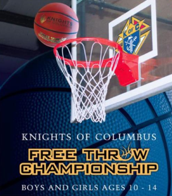Knights of Columbus Free Throw Contest Set for Sunday, January 27th