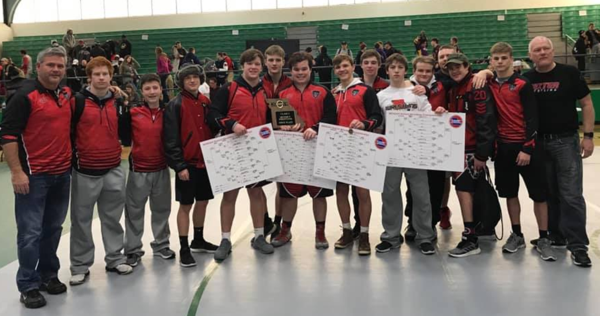 Dexter High School Wrestling Bearcats Earn First Ever District Championship