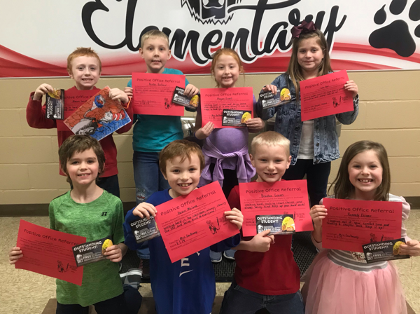 Southwest Elementary 2nd Grade Students Earn POR Awards