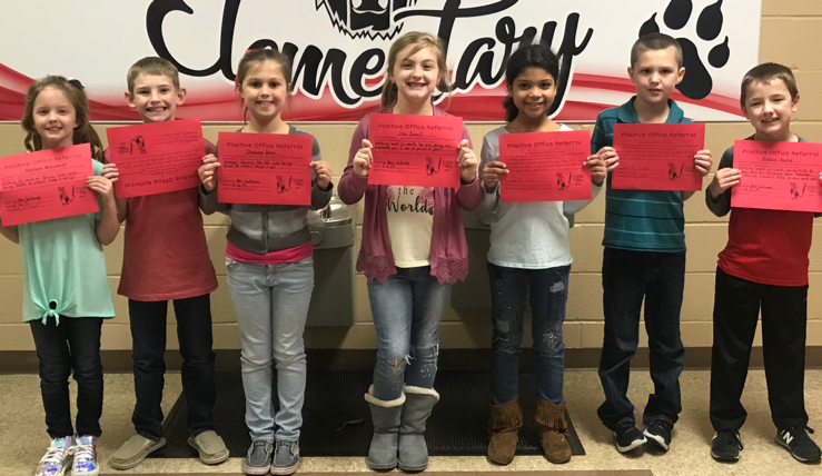 Southwest Elementary 2nd Grade Students Earn Positive Office Referrals