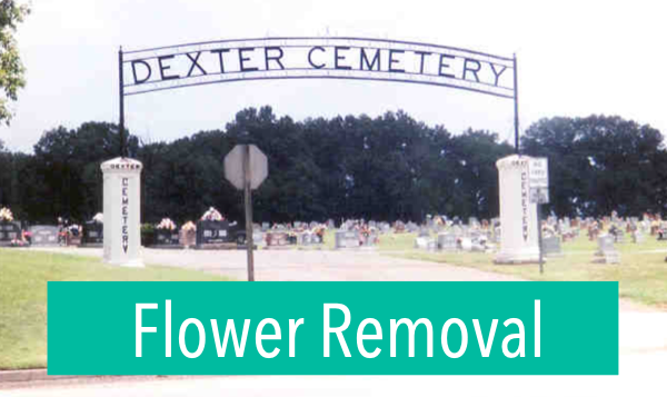 Dexter Cemetery Annual Spring Flower Removal