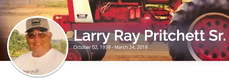 In Memory of Larry Ray Pritchett Sr.