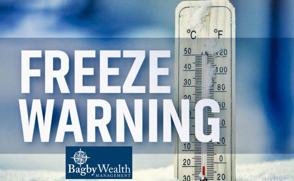 FREEZE WARNING Issued for Sunday Night into Monday Morning