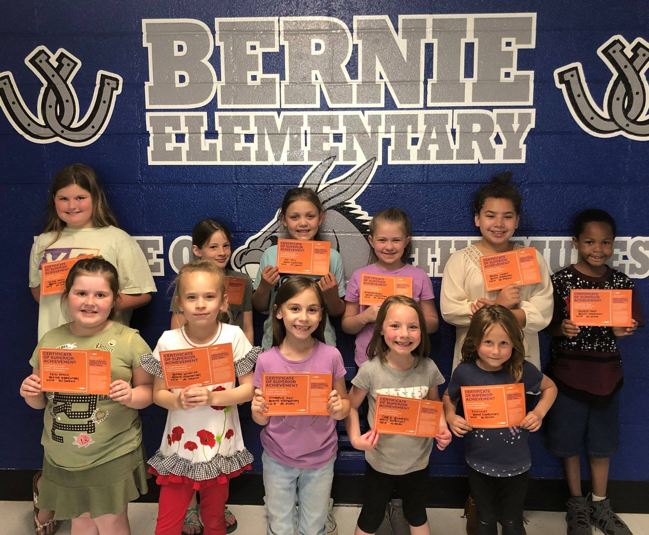 Positive Office Referrals at Bernie Elementary