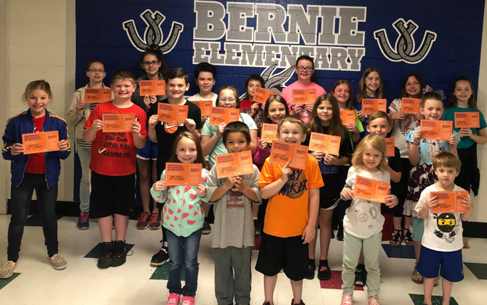 Bernie Elementary Positive Office Referral Awards